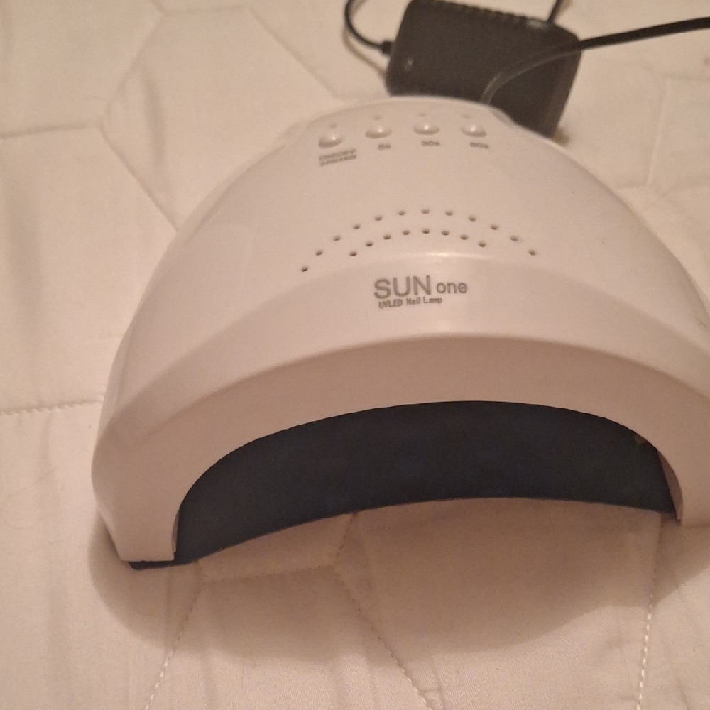 SHEIN White UV LED Nail Lamp